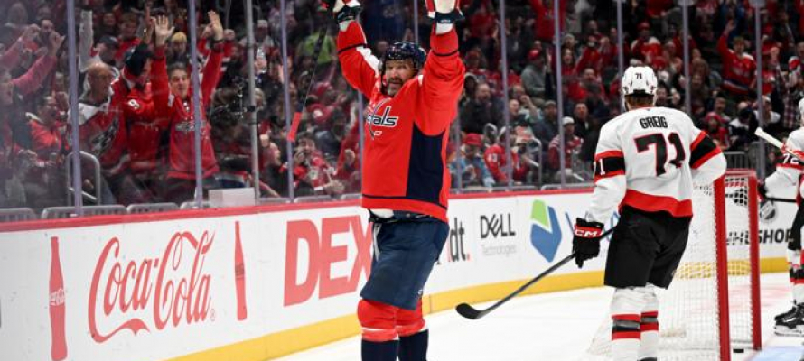 40-летний Овечкин забросил 999-ю шайбу в НХЛ