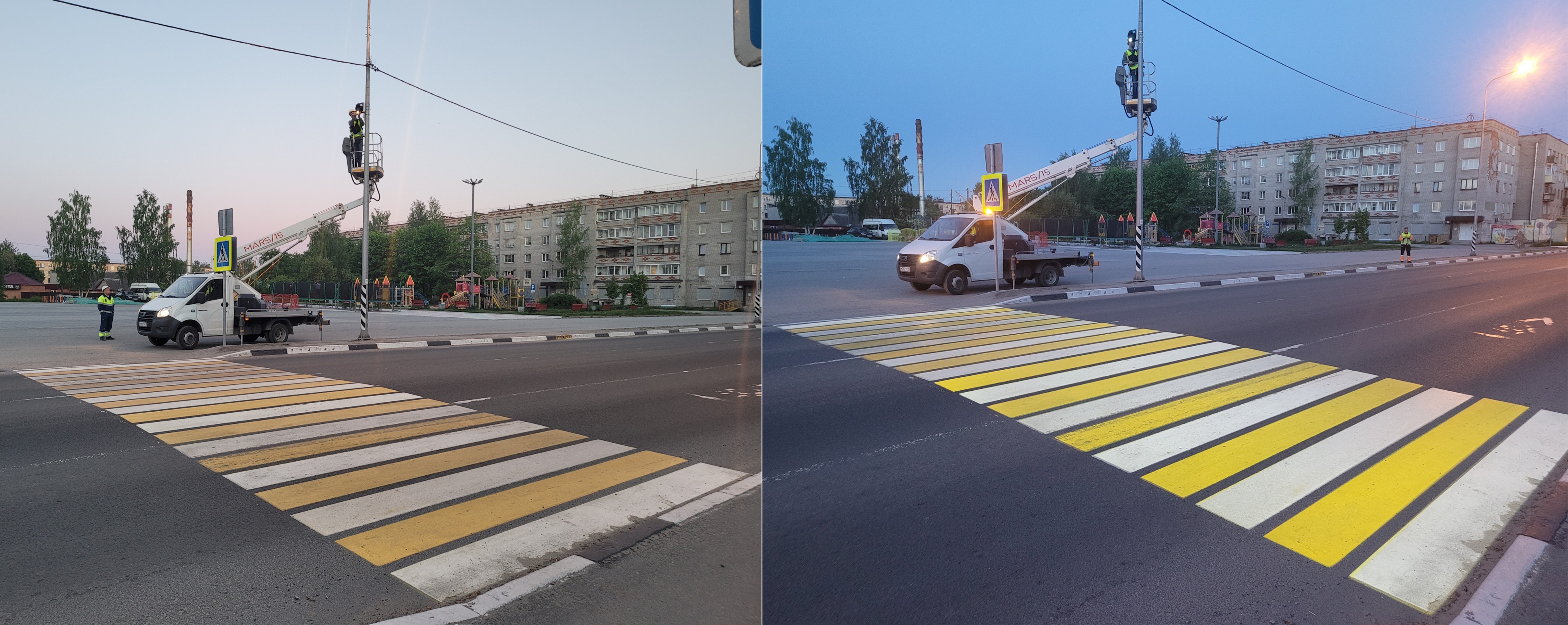 В райцентре появился в Карелии проекционный светофор | Фактор - новости  Карелии