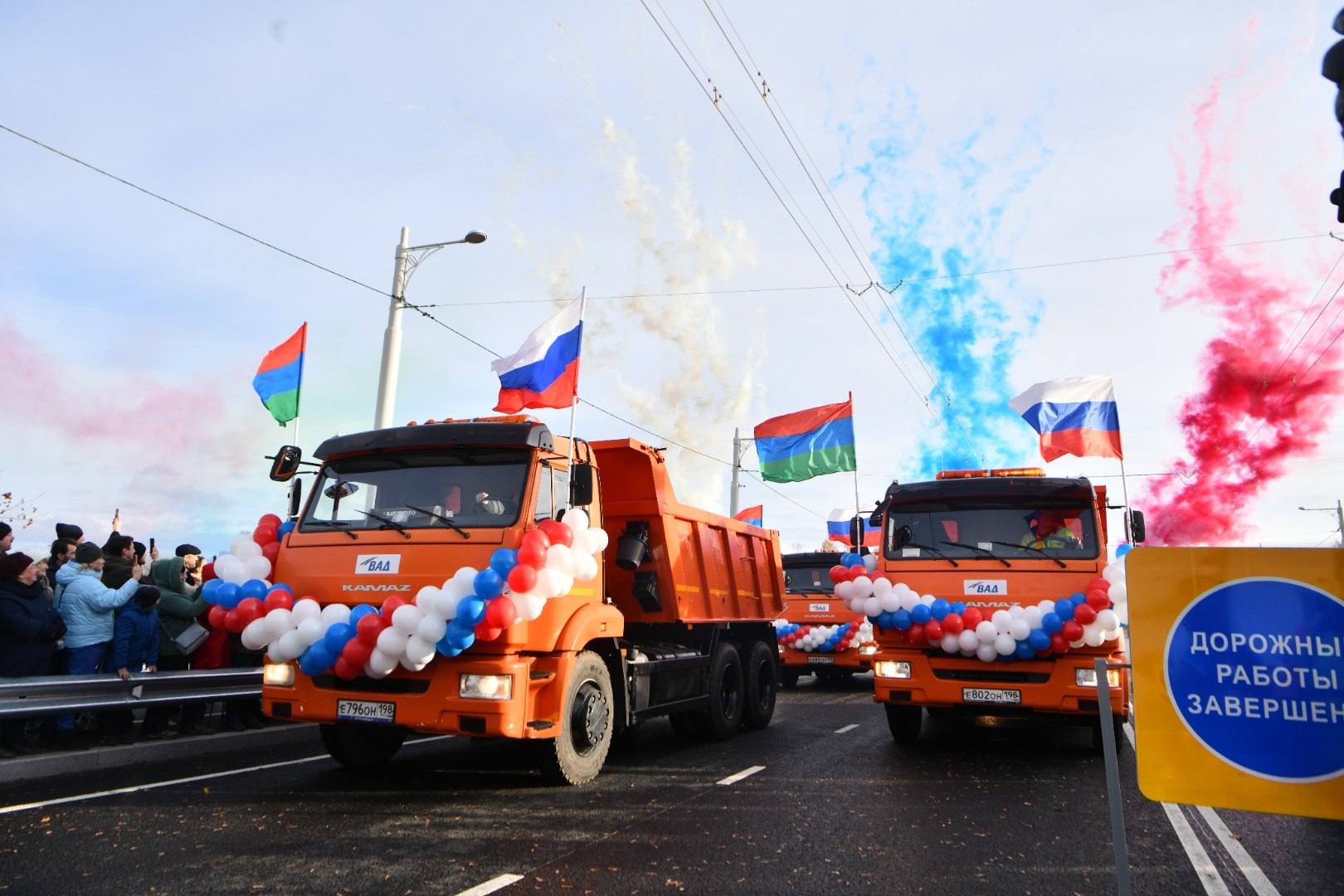 Артур Парфенчиков открыл движение по новому Лобановскому мосту в Петрозаводске