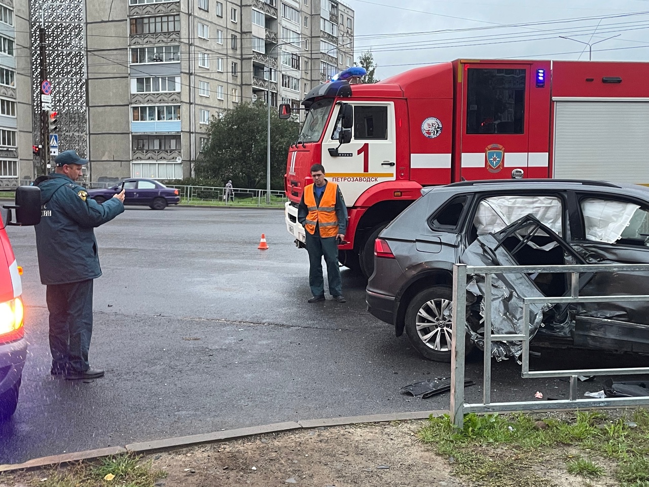 Жесткая авария произошла в густонаселенном районе Петрозаводска | СТОЛИЦА  на Онего