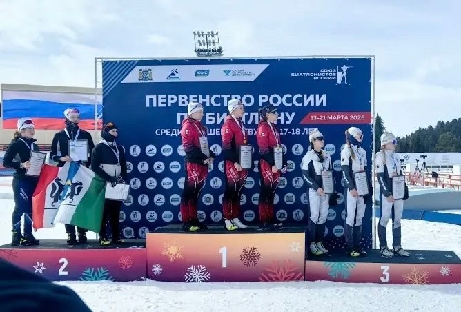 Карельские биатлонистки завоевали бронзовые медали на первенстве России в Ханты-Мансийске