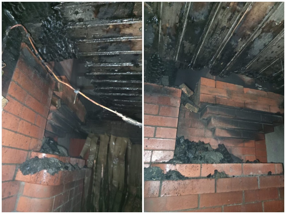 Пожарные спасли жилой дом в карельской деревне Педасельга