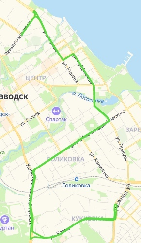 Маршрут 4 петрозаводск