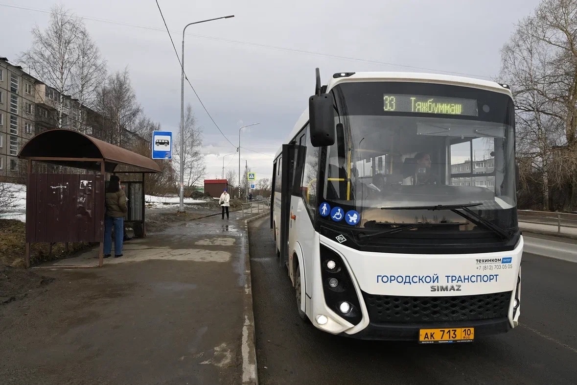 Первые пассажиры нового автобуса №33 в Петрозаводске пожаловались на расписание