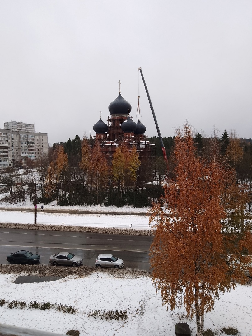 Новый храм в Петрозаводске обрел все пять куполов | СТОЛИЦА на Онего