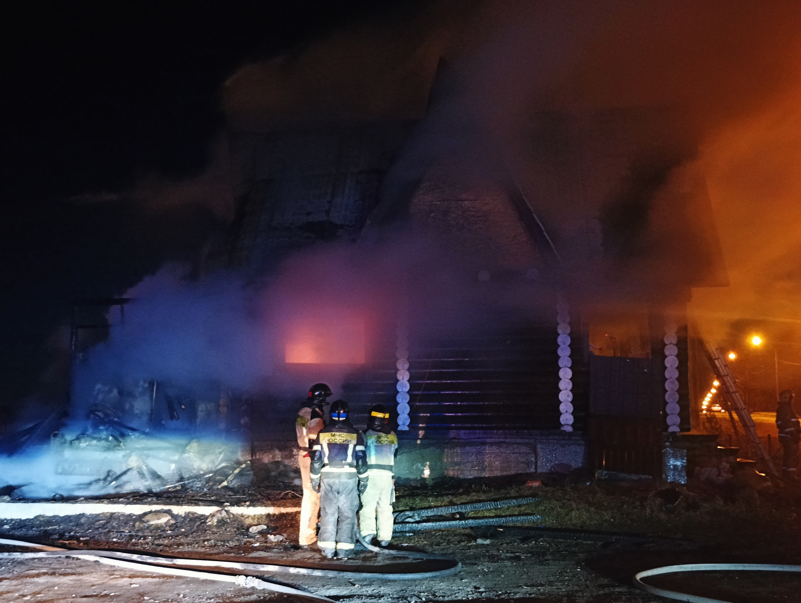 Пожар в нежилом здании в деревне Вилге локализован