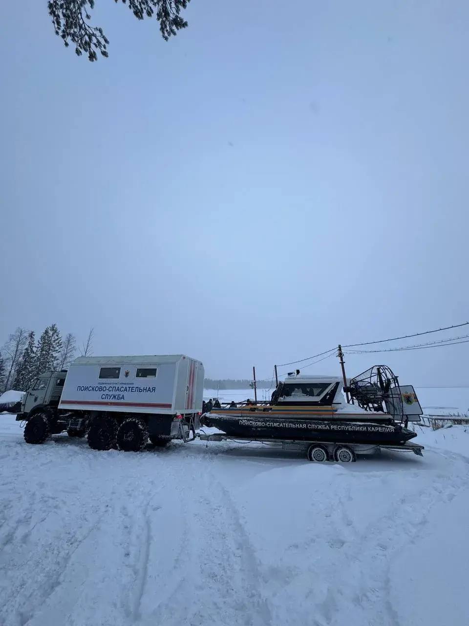 Четырех форелеводов спасли на Онежском озере в Кондопожском районе