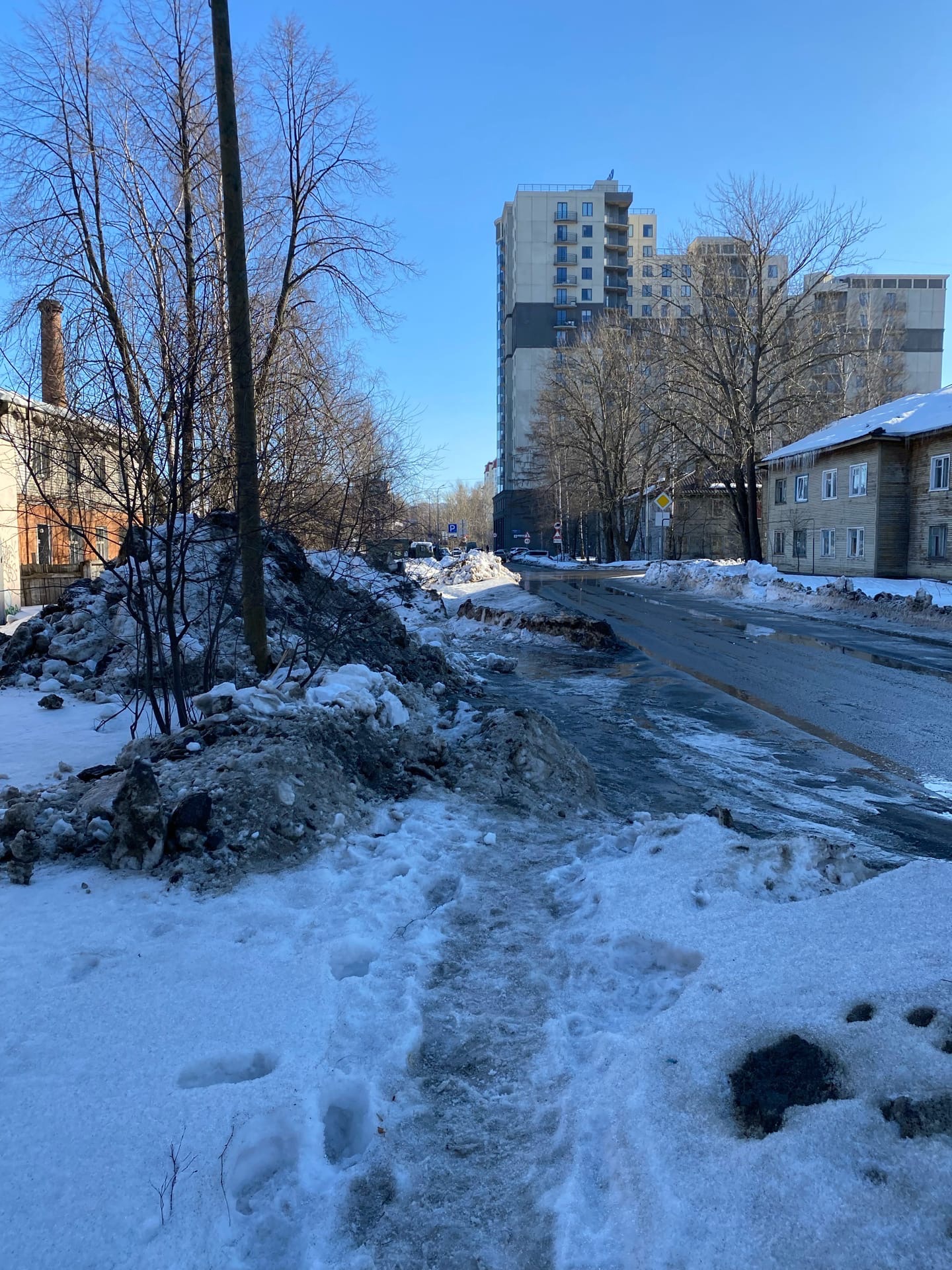 Житель Петрозаводска прошел по нечищеным улицам города и стал эквилибристом  100 уровня (ФОТО) | СТОЛИЦА на Онего