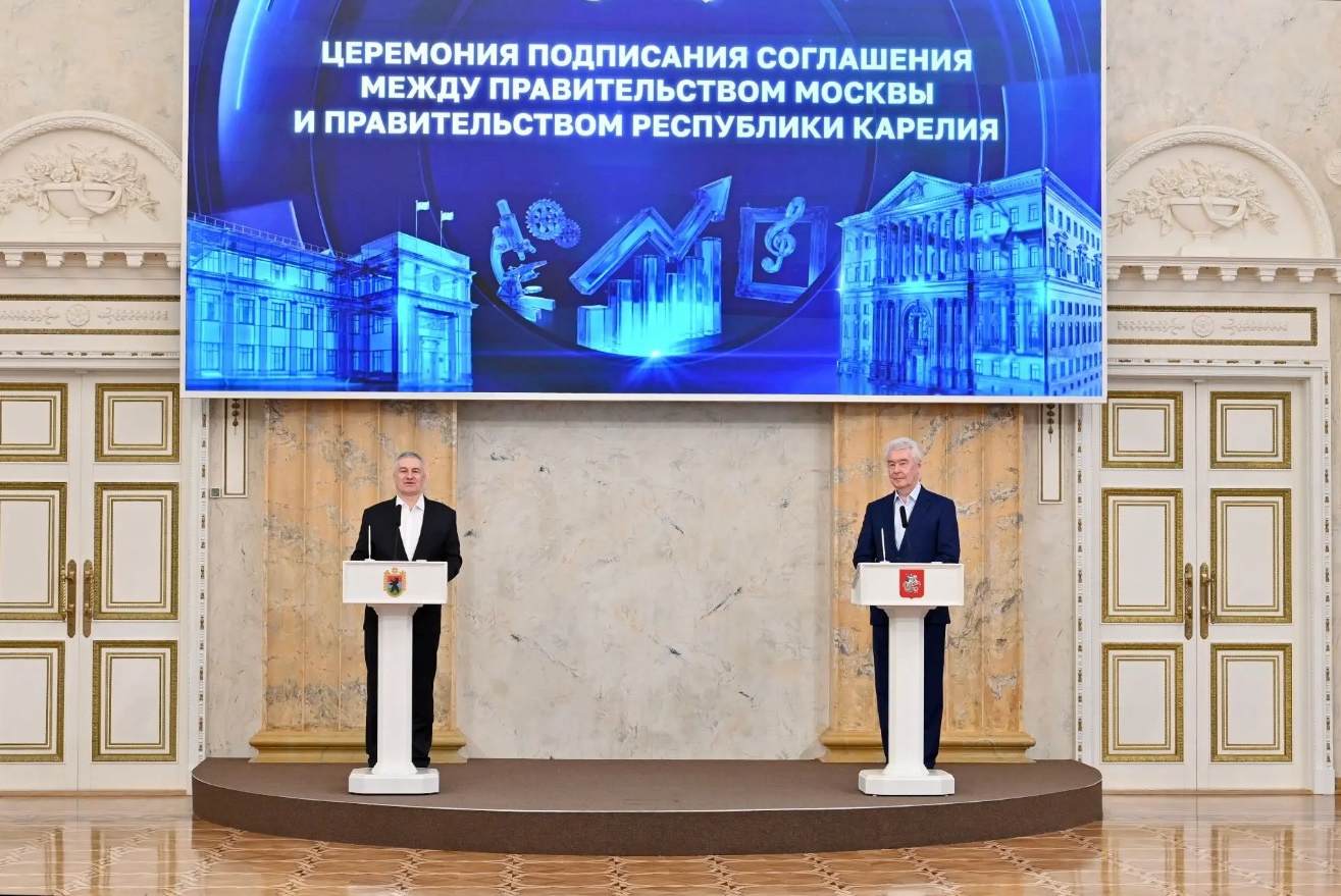 Артур Парфенчиков и Сергей Собянин договорились о реконструкции Онежской набережной и развитии промышленности