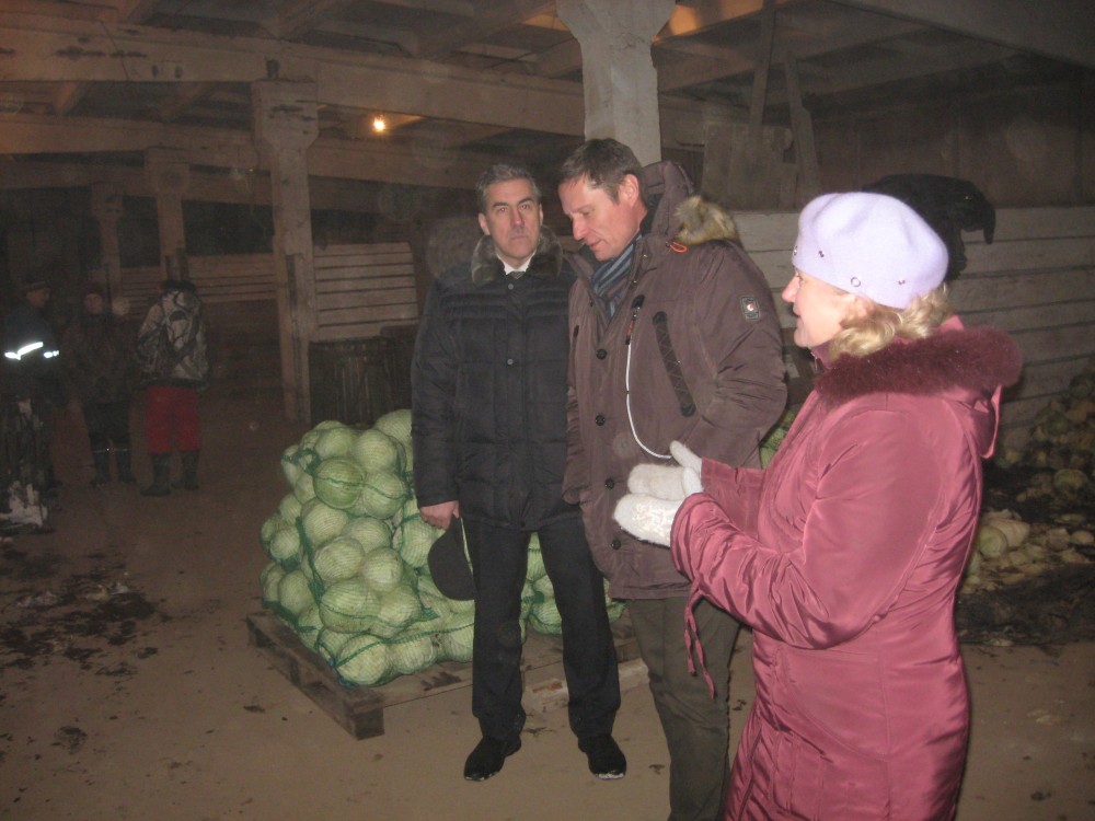 Владимир Лабинов во время посещения 